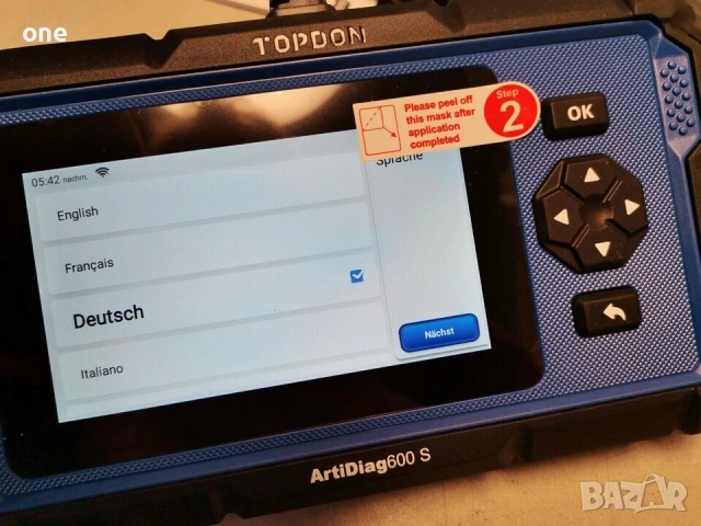 TOPDON AD600S OBD2 скенер за авто диагностика, снимка 4 - Аксесоари и консумативи - 54305159