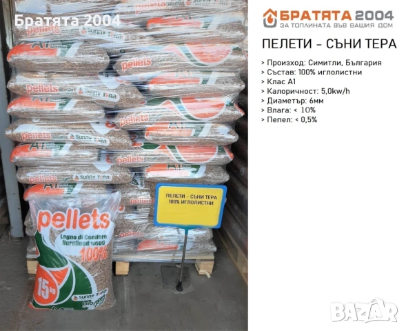 Пелети от Борса БРАТЯТА 2004, дванадесет вида Пелети от цяла България - цени на едро и дребно, снимка 10 - Пелети - 31523802