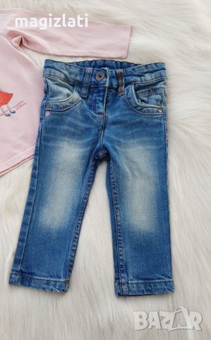 Дънки за бебе 1 година, снимка 3 - Панталони и долнища за бебе - 34095428