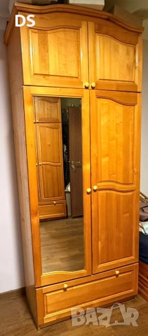 Спално обзавеждане 2 легла и 2 гардероба с надстройка , снимка 3 - Спални и легла - 53148193