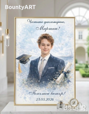 Персонализиран подарък за абитуриент. За завършване, снимка 2 - Подаръци за мъже - 54256880
