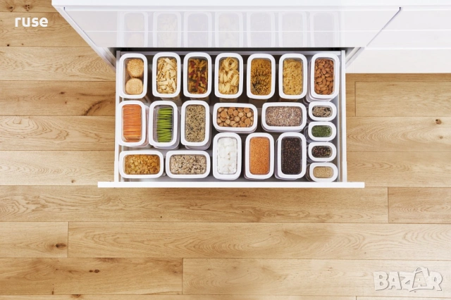 НОВИ! Kутии за съхранение 5 броя Tefal Optima контейнери за съхранение на храна, снимка 4 - Аксесоари за кухня - 53935219