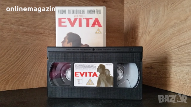 Видеокасета " EVITA " VHS, снимка 5 - Други жанрове - 54157815