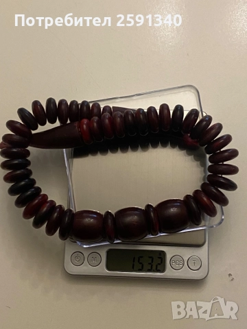 Колие от антични мъниста от рог „Катрин Нол“ или „Герда Лингаард“, снимка 3 - Колиета, медальони, синджири - 51785098