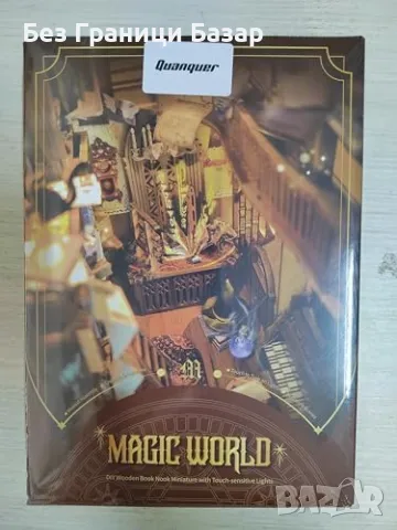 Нова DIY Миниатюрна Къщичка с LED Светлини - Подарък за Творци декор, снимка 7 - Други - 47370779