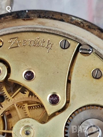 сребърен джобен часовник ZENITH, снимка 9 - Други - 50955594