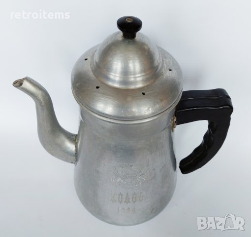 Руски Съветски Алуминиев Чайник "Колос'' 1924 година, снимка 5 - Антикварни и старинни предмети - 37900769
