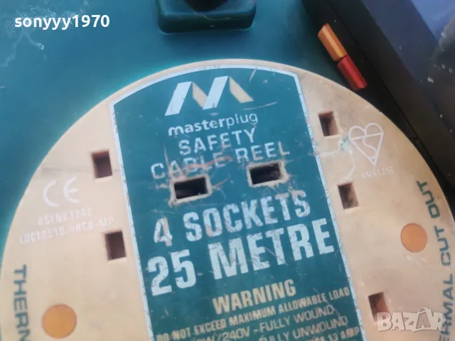 МАКАРА С 25 МЕТРА КАБЕЛ ОТ АНГЛИЯ 2209260943L4, снимка 7 - Кабели - 56171572