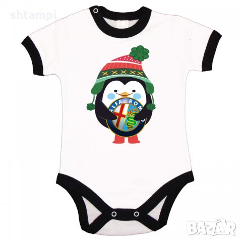 Бебешко боди Alfa Romeo Penguin, снимка 3 - Бодита за бебе - 33765072