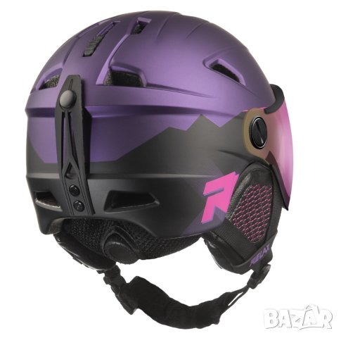 Каска с визьор за ски и сноуборд Relax Stealth RH24W, снимка 2 - Зимни спортове - 42925682