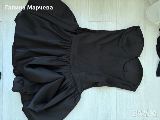 Черна къса рокля, снимка 1