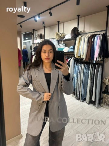 Сиво Дамско Сако