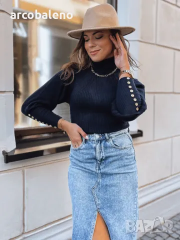 Дамски пуловер INGRIDA, 4цвята , снимка 4 - Блузи с дълъг ръкав и пуловери - 47383036