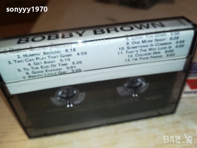 BOBBY BROWN-TDK-КАСЕТА 0511231056, снимка 6 - Аудио касети - 42860427