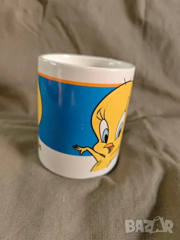 Продавам колекционерска чаша Туити Vintage Tweety Bird Warner Brothers 1999, снимка 4 - Антикварни и старинни предмети - 55709944