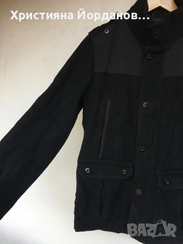 Мъжко зимно яке 60% вълна, М, снимка 10 - Якета - 52998984