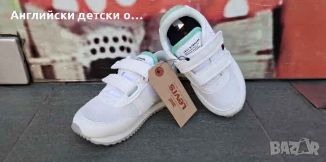 Английски детски маратонки-LEVI'S, снимка 4 - Детски маратонки - 49926815