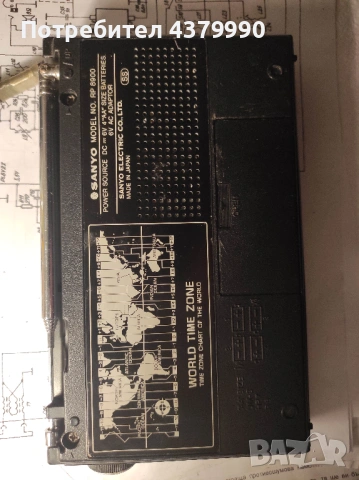 Радиоприемник SANYO RP8900, снимка 3 - Радиокасетофони, транзистори - 53307983