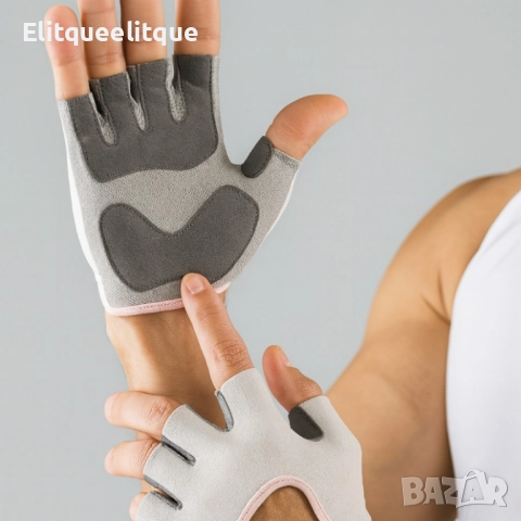 Анатомични дишащи ръкавици за тренировка Vbosi StrongHold, снимка 5 - Ръкавици - 52404514