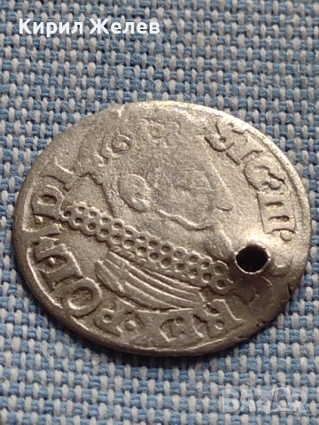Сребърна монета 3 гроша 1622г. Сигизмунд трети Полша 28456, снимка 2 - Нумизматика и бонистика - 42900023