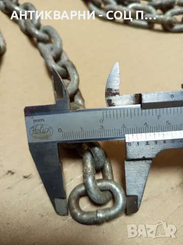 Стар Синджир От Телфер 4 метра., снимка 7 - Антикварни и старинни предмети - 49521609