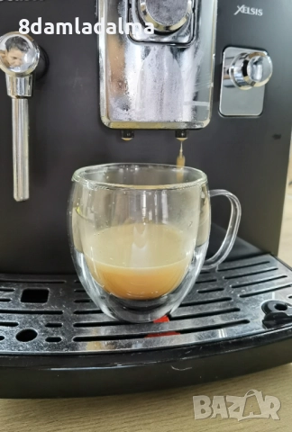 Saeco Xelsis - внос , с БГ меню , с кана за мляко и консумативи, снимка 2 - Кафемашини - 50997128
