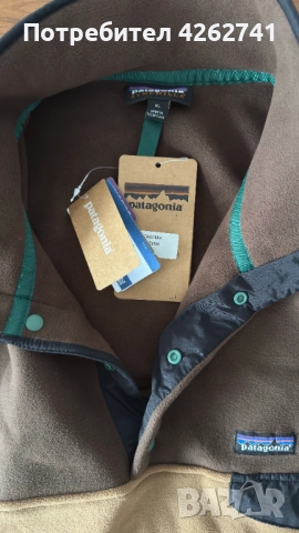 Полар Patagonia Lightweight Synchilla Snap-T Pullover , снимка 4 - Спортни дрехи, екипи - 52858511
