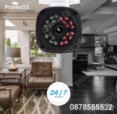 Промо! Камери за видеонаблюдение - Комплект с DVR FULL AHD - 4 камери, снимка 5 - Комплекти за видеонаблюдение - 44162974