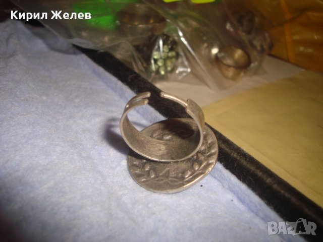 ПОСРЕБРЕН РЕГУЛИРУЕМ ПРЪСТЕН - РЕПЛИКА СЪВРЕМЕННО КОПИЕ на СТАРА МОНЕТА с АЛЕКСАНДЪР ВЕЛИКИ 16730, снимка 7 - Пръстени - 37451936