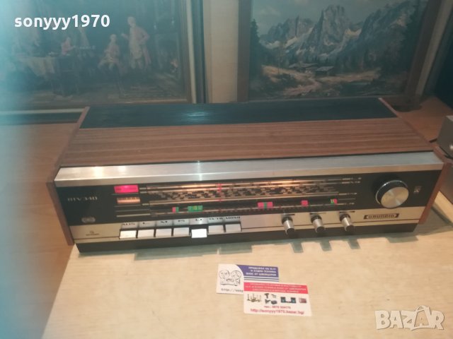 grundig type rtv 340-made in germany-внос switzerland, снимка 11 - Ресийвъри, усилватели, смесителни пултове - 30124552