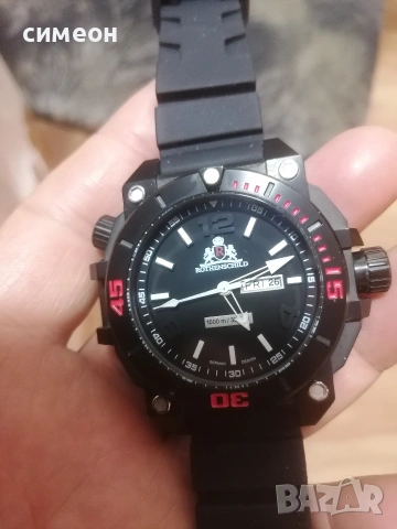 Немски часовник diver, снимка 2 - Мъжки - 53979721