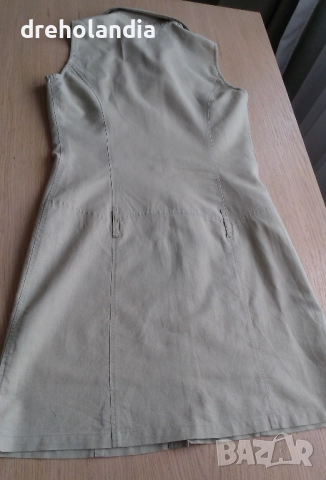 Зелена ленена туника ( рокля ) - RIFLE - M, снимка 2 - Туники - 51500584