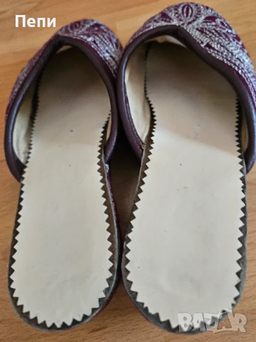 Везани домашни чехли 37 р., снимка 3 - Чехли - 51362147