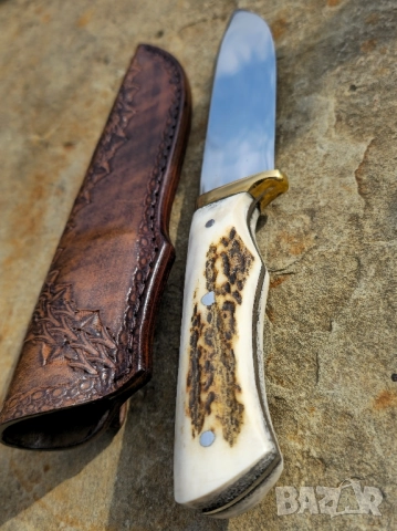 Ръчно изработен нож Еленски рог