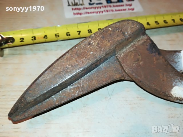 НОЖИЦА ЗА ЛАМАРИНА ОТ ФРАНЦИЯ 2005221233, снимка 7 - Антикварни и старинни предмети - 36821330