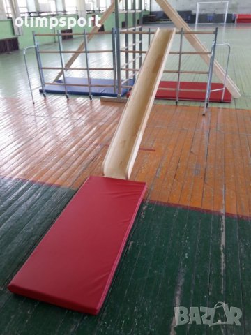Пързалка за шведска стена – изработена от клинозъбно слепен иглолистен материал – дължина 300 см, снимка 2 - Спортна екипировка - 37377168