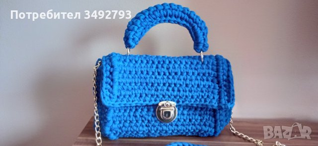 Дамска чанта плетена , снимка 3 - Чанти - 40634770