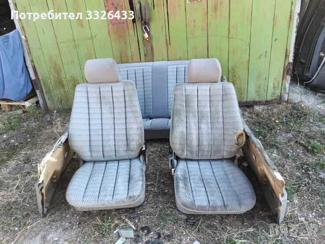 Сив салон от Мерцедес 190 