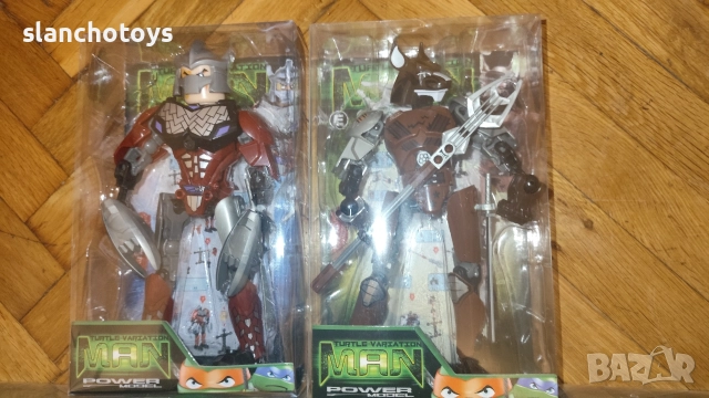 Шест фигури на костенурки нинджа с Шродер и Сплинтер, снимка 4 - Фигурки - 43297259