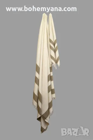 Ленени кърпи – комплект Лешник, снимка 2 - Хавлиени кърпи - 47358972