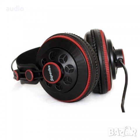 Слушалки Superlux HD 681 червен цвят, снимка 3 - Слушалки и портативни колонки - 37449777