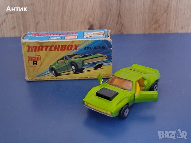 Стара Метална Количка MatchBox AMX Javelin England / 1972 год.