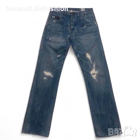 Мъжки дънки G-STAR Raw Originals Distressed Blue Denim, размер W31 L34