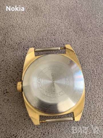 Винтидж UMF RUHLA 1960 немски механичен  позлатен часовник, снимка 4 - Мъжки - 42030397