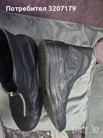 Converse дамски кожени кецове, снимка 2 - Кецове - 56184012