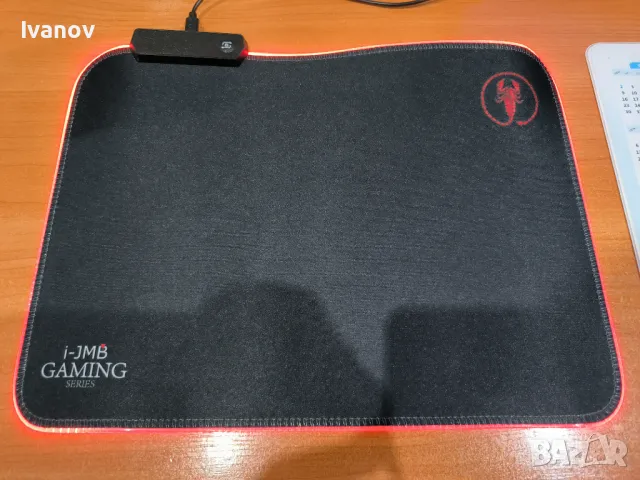 Подложка за мишка с подсветка RGB