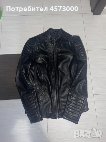 Женско яке от естествена кожа M