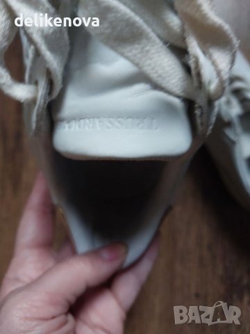  Unisex. TRUSSARDI Jeans Size 41.5 100% Кожа, снимка 7 - Кецове - 38603956