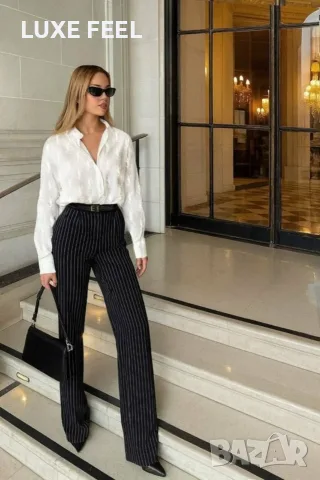 YSL ✨ Дамски Риза + Колан + Панталон