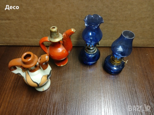 Стари предмети окарини и лампи за декорация., снимка 2 - Колекции - 53033243